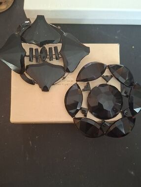 Victorian French Jet Sew On Embellishments
